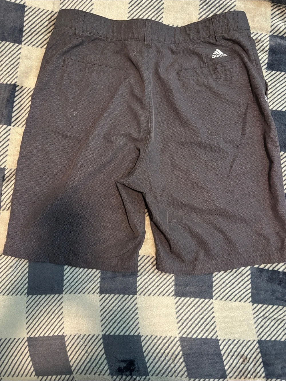 Adidas Men's Charcoal Grey Casual Shorts